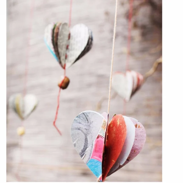 Colorful heart pieces Mobile Case Cover - Image 2