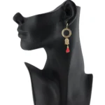Generic Women's Gold plated Hook Dangler Hanging Tassel Fashion Earrings-Golden - Image 2