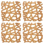 Wooden Coasters for Tea Coffee (Set of 4) - Image 3