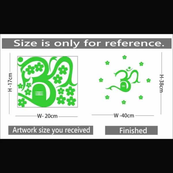 Generic Green Radium Wall Sticker - Image 2