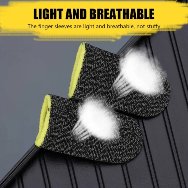 Generic Pack Of_5 Pubg Game Touchscreen Finger Sleeves (Color: Assorted) - Image 2