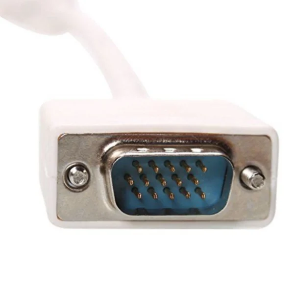 Generic VGA Cable Male to Male 1.5 Yards Supports PC, Monitor, TV, LCD_LED, Plasma, Projector, TFT (White) - Image 2