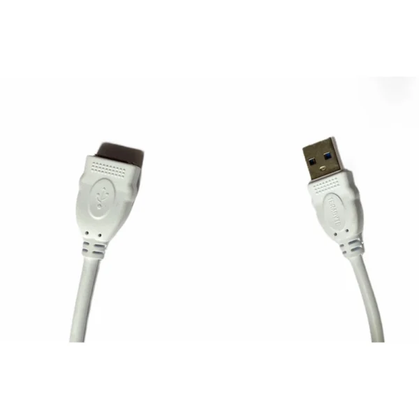 Generic USB Male to Female Extension Cable 1.5 Yards Supports LCD, LED, TV USB Ports Connects Printer, PC, External Hard Drive (White) - Image 3