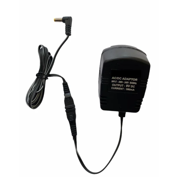 Generic 9V 500mA Power Adapter, Power Supply AC Input 200 240 V and Output 9V 500mA for Set Top Box_DTH Box, CCTV System, Router, Other Electronics And IT Gadgets with DC Pin (Black) - Image 3