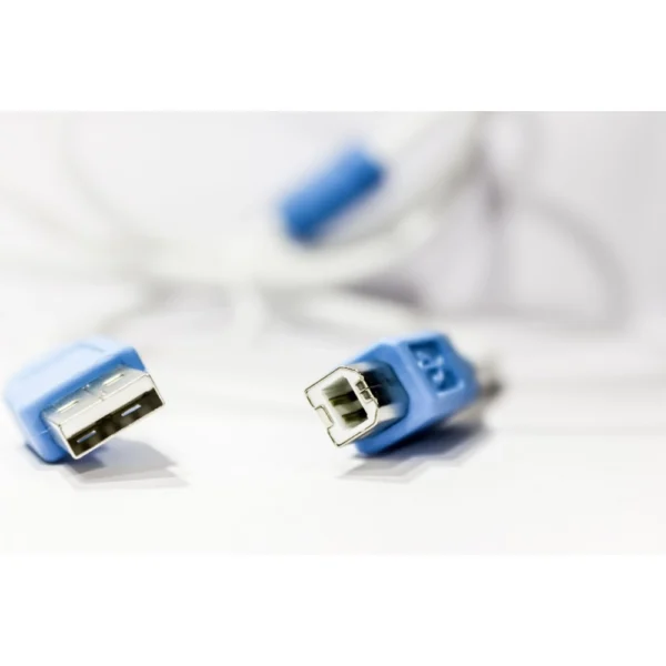 Generic Male to Male USB Printer Cable 1.5 Yards (White) - Image 2