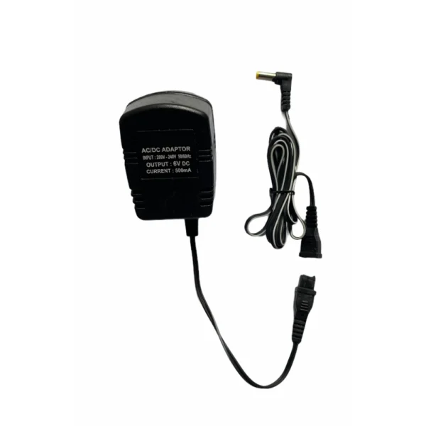Generic 6V 500mA Power Adapter, Power Supply AC Input 200 240 V and Output 6V 500mA for Set Top Box_DTH Box, CCTV System, Router, Other Electronics And IT Gadgets with DC Pin (Black)