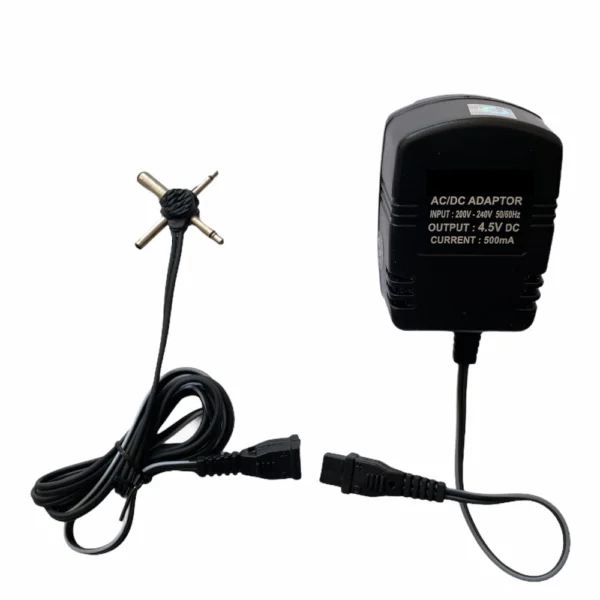 Generic 4.5V 500mA Power Adapter, Power Supply AC Input 200 240 V and Output 4.5V 500mA for Set Top Box_DTH Box, CCTV System, Router, Other Electronics And IT Gadgets with 4 Pin (Black) - Image 3