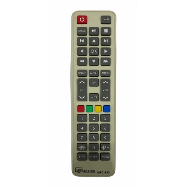 Generic LCD_LED Remote No. URC 133, Compatible With SANSUI LCD_LED TV Remote Control_Old Remote Functions Must Be Exactly Same (Color:Multi)