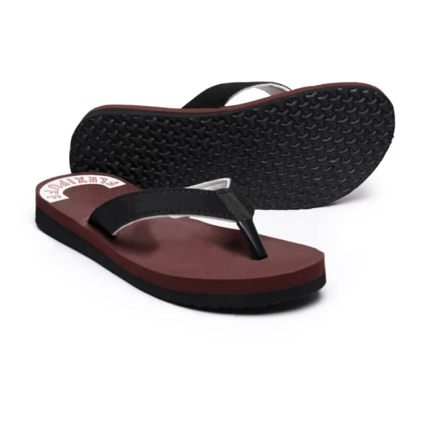 Generic Unisex Rubber Comfortable Orthopedic Doctor Slipper and Flip Flops (Maroon) - Image 5
