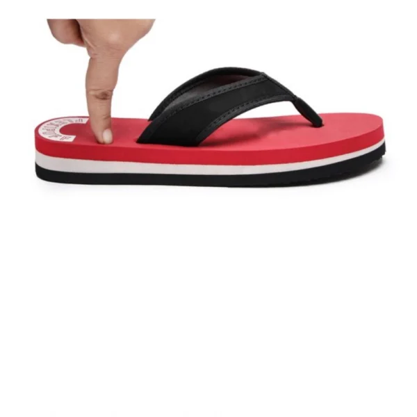 Generic Unisex Rubber Lightweight and Soft Women Slippers for a Cozy Step (Red) - Image 2