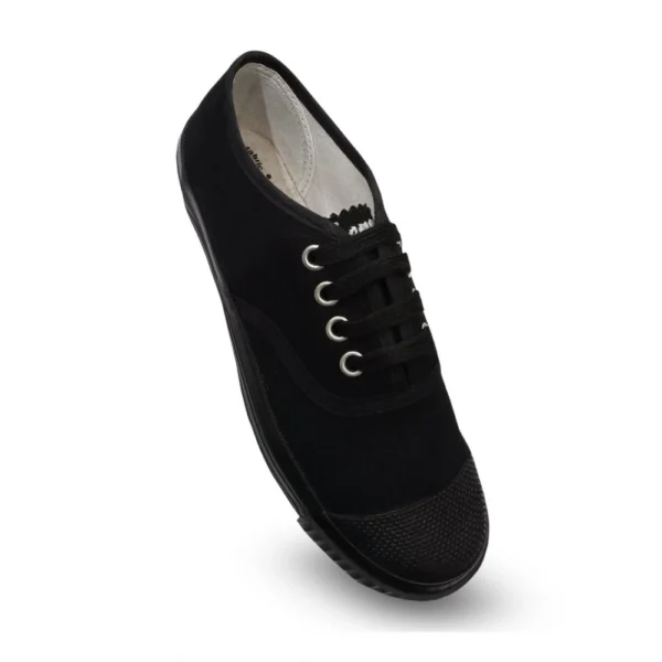 Generic Unisex Cotton School Shoe Lace-Up (Black) - Image 2