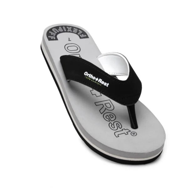 Generic Unisex Rubber Comfortable Orthopedic Doctor Slipper and Flip Flops (Grey) - Image 5