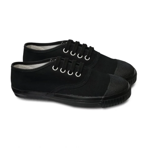 Generic Unisex Cotton School Shoe Lace-Up (Black) - Image 5