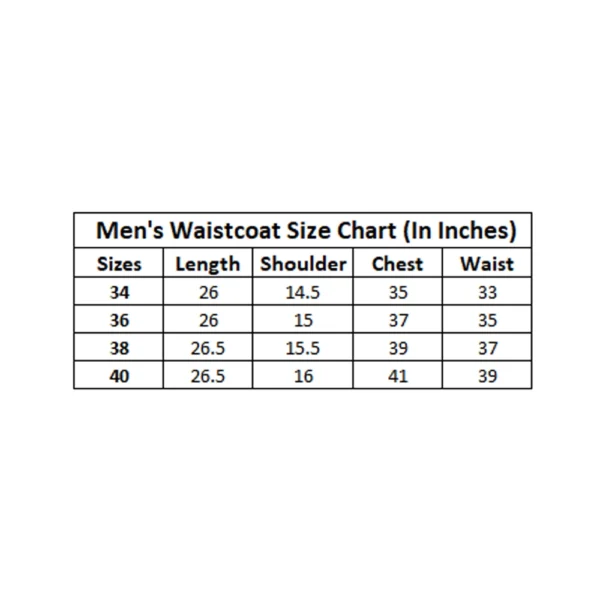 Generic Men's Jacquard Self-Design Sleeveless Mandarin Neck Waistcoat (Blue-Red) - Image 2