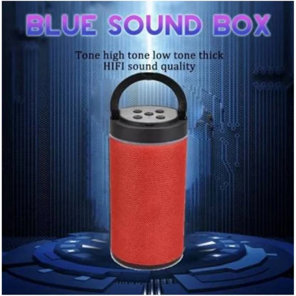 Generic Plastic Rubber Wireless KT125 Bluetooth Speaker (Red) - Image 2