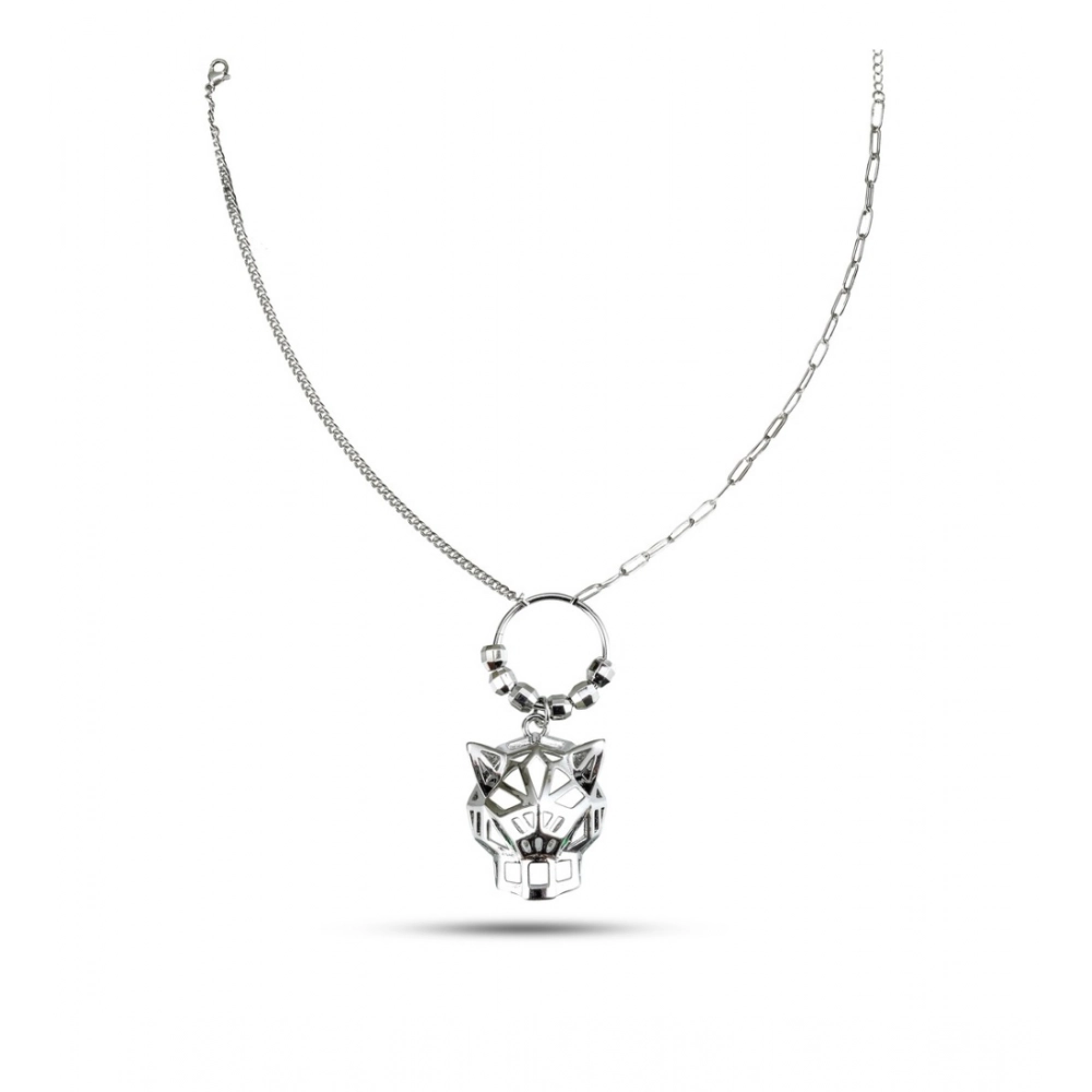 Generic Women’s Stainless Steel Imported Gen-z Pendent Chain (Silver Plated)
