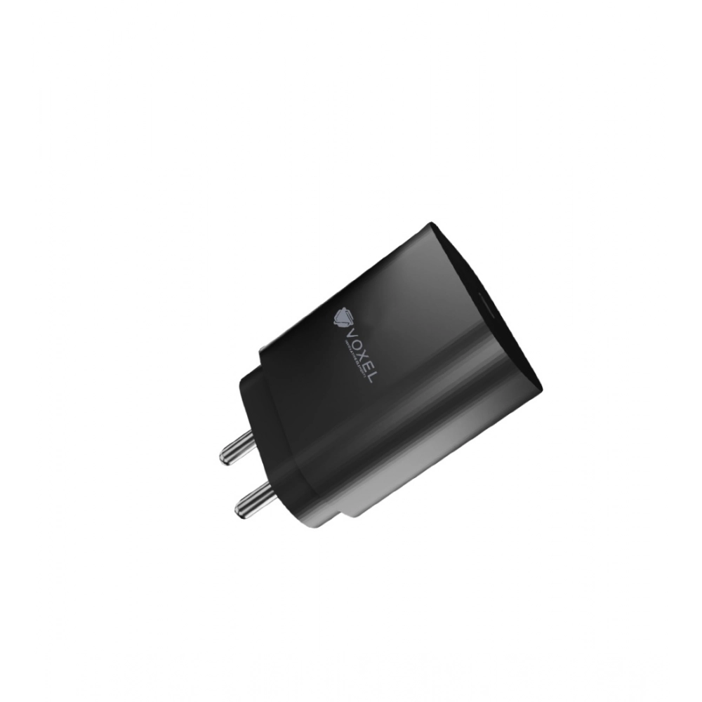 Generic VOXEL 100 Watt ‘ C ‘ Port PD Fast Charger AB Plastic (Black)