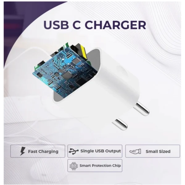 Generic VOXEL 65 Watt Usb Fast Charger AB Plastic (White) - Image 2