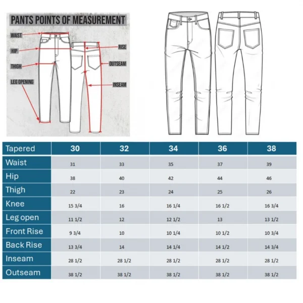 Generic Men's Cotton Blended Solid Tapered Jeans (Blue) - Image 2