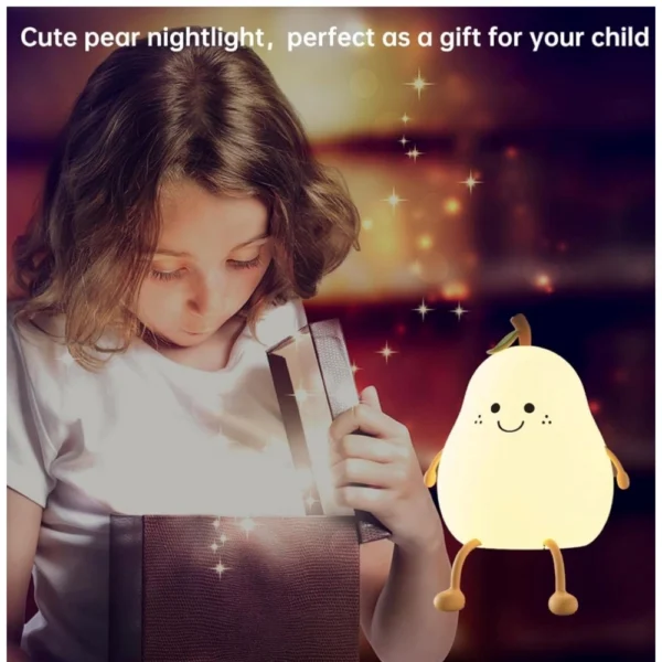 Generic Plastic, Silicon Pear Night Light (Multicolor) - Image 3