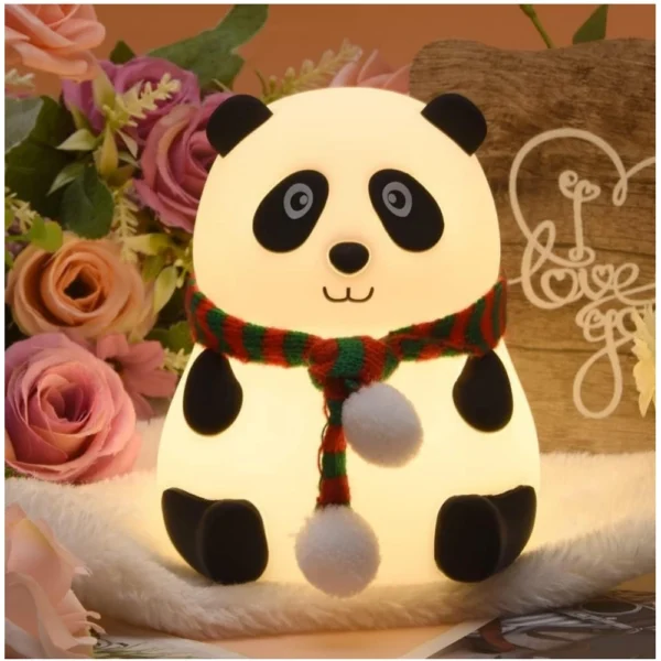 Generic Plastic, Silicone Panda Lamp (Multicolor) - Image 2