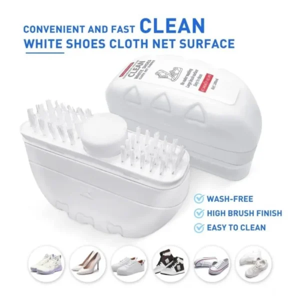 Generic Plastic 2-In-1 Shoe Cleaner Brush - Image 2