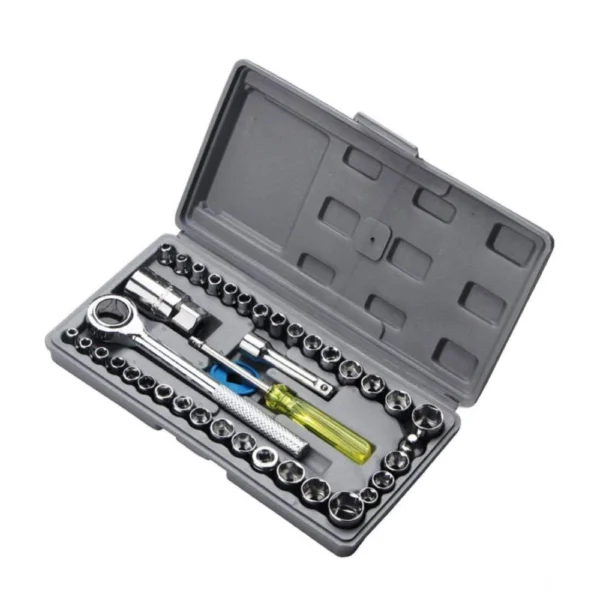 Generic Carbon Steel 40 Pcs Tool Kit Set for Automobile Repair