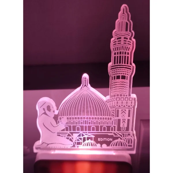 Generic Islamic Namaz AC Adapter Night Lamp - Image 2