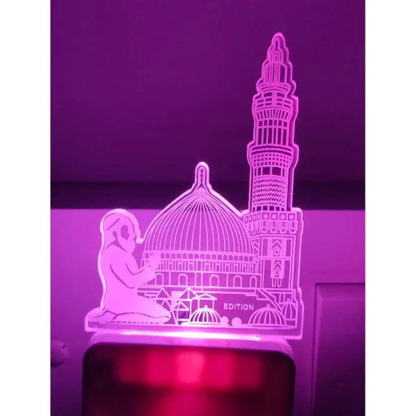 Generic Islamic Namaz AC Adapter Night Lamp - Image 3