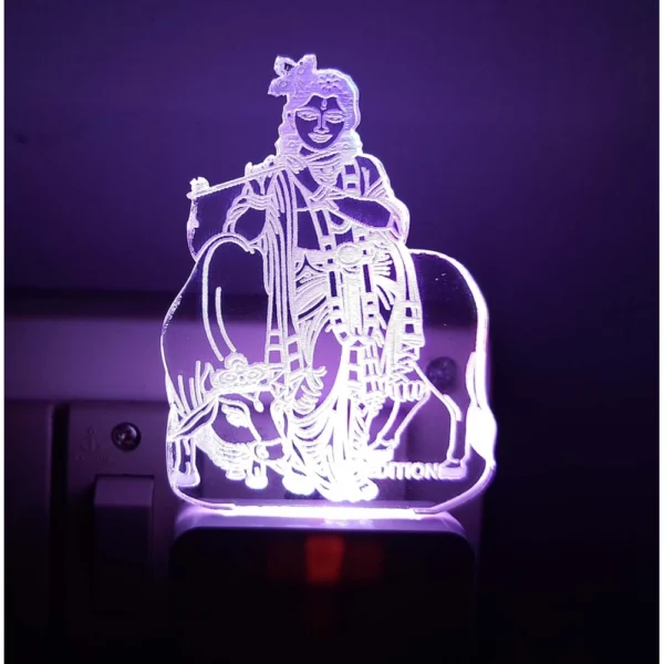 Generic Shree Krishna AC Adapter Night Lamp - Image 2