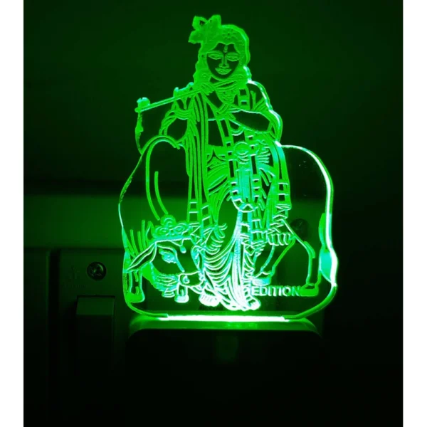 Generic Shree Krishna AC Adapter Night Lamp - Image 3