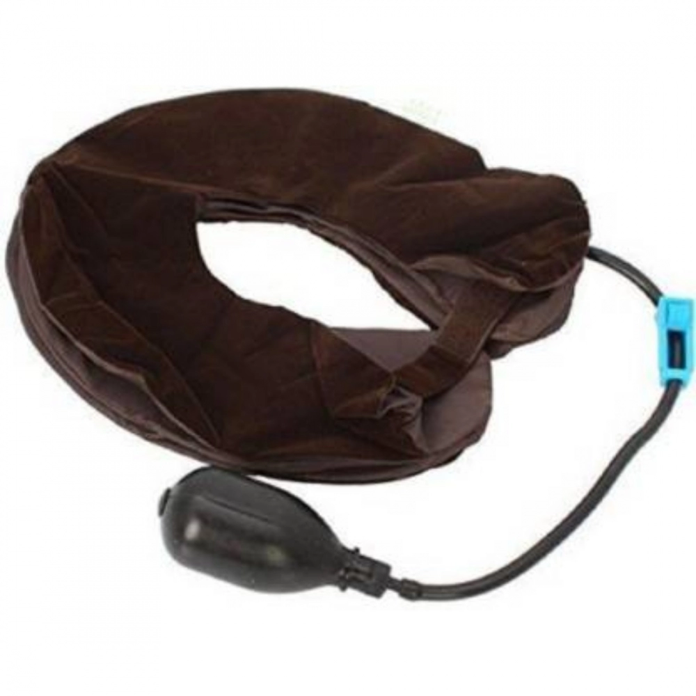 Generic Neck Pillow Three Layers Tractor Massager Excerciser For Cervical Spine Neck Back Shoulder Pain (Color: Assorted) - Image 3