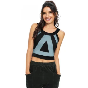 Generic Women's 95% Polyester 5% Spandex Western Wear Tops (Pista)