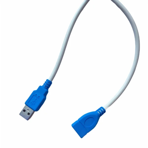 Generic USB Male to Female Extension Cable 3 Yards Supports LCD, LED, TV USB Ports Connects Printer, PC, External Hard Drive (White) - Image 2