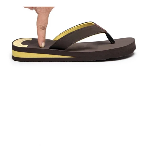 Generic Unisex Rubber Comfortable Orthopedic Doctor Slipper and Flip Flops (Brown) - Image 2