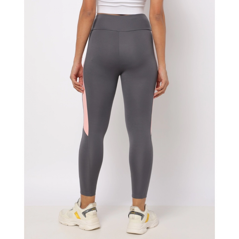 Generic Women's Polyster Solid Sport Leggings (Grey) - Image 4