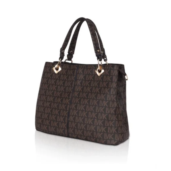 Generic Women's Faux Leather Printed Handheld Bag (Brown) - Image 6