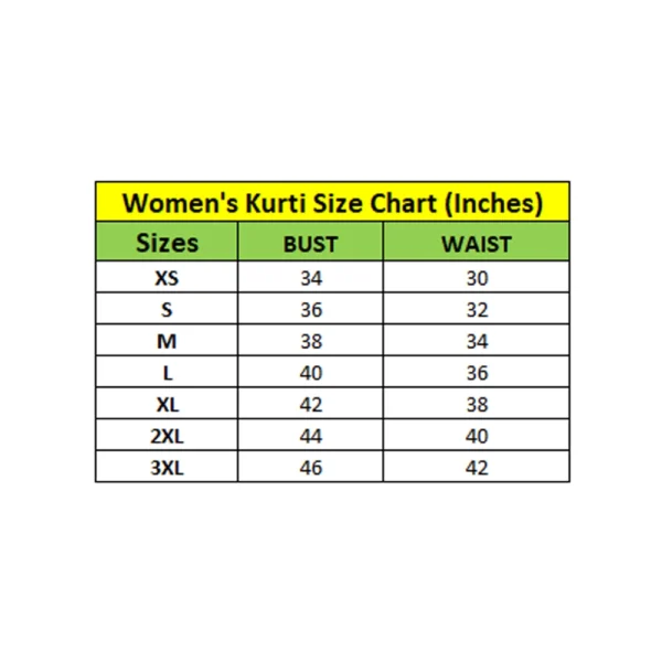 Generic Women's Cotton Blended Printed 3/4th Sleeve Collar Neck Kurti (Red) - Image 2