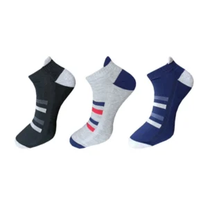 Generic 3_Pair Set Unisex Casual Cotton Printed Ankle Length Socks (Multicolor)