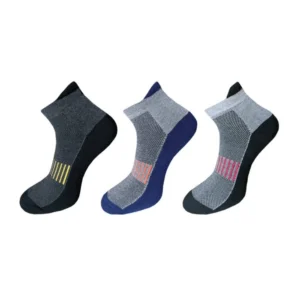 Generic 3_Pair Set Unisex Casual Cotton Printed Ankle Length Socks (Multicolor)