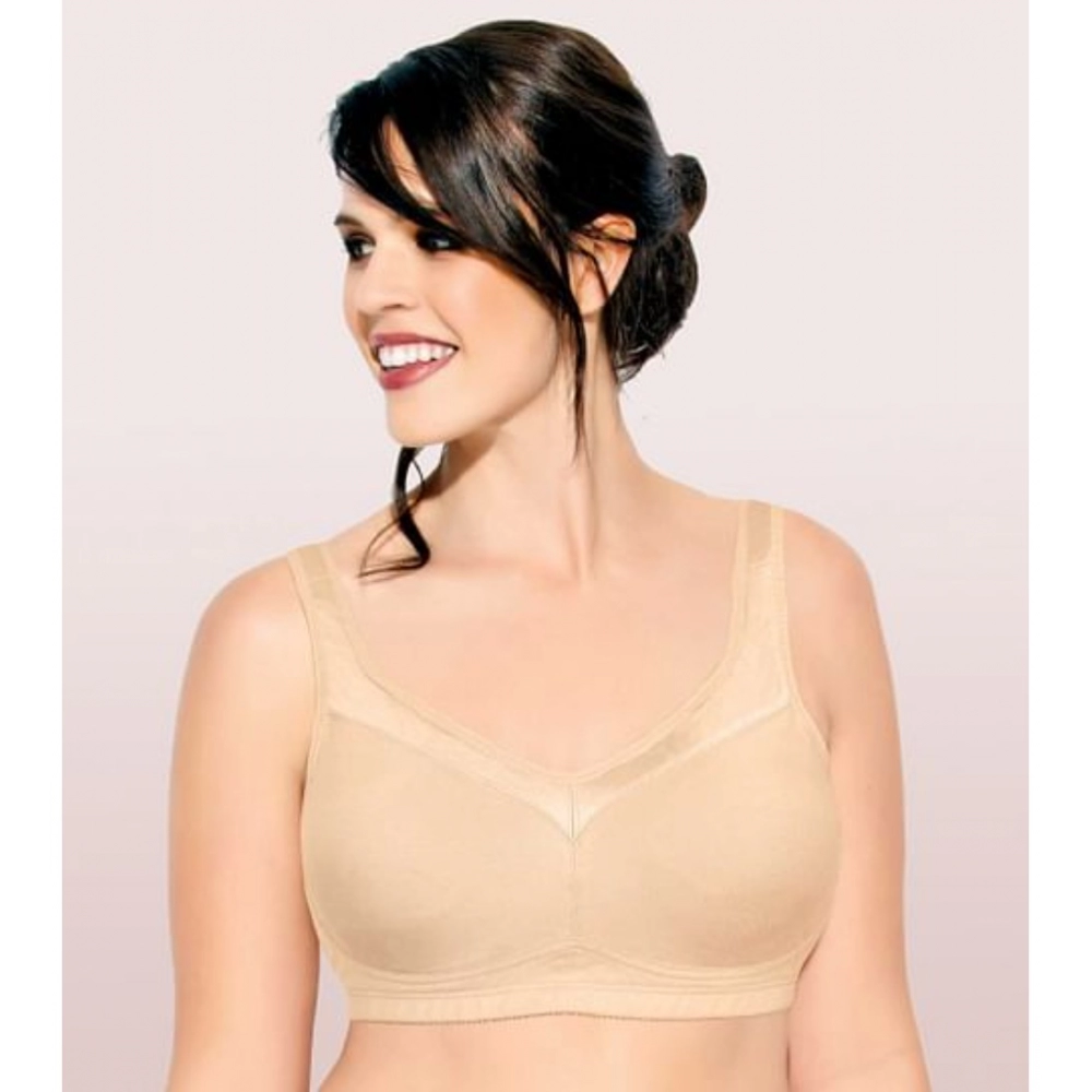 Enamor A112 Women’s Cotton Full Support Bra (PaleSkin)
