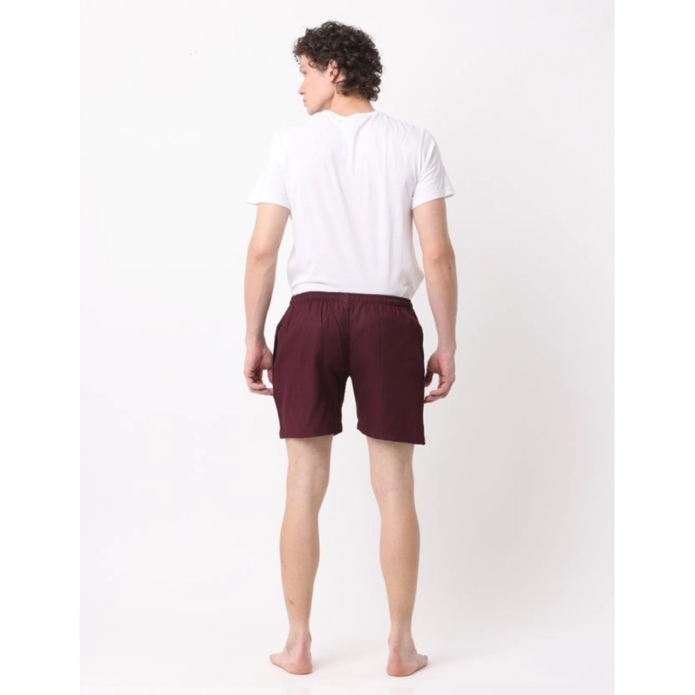 Generic Pack_of_2 Men's Polycotton Solid Boxer Shorts (Multicolor) - Image 3