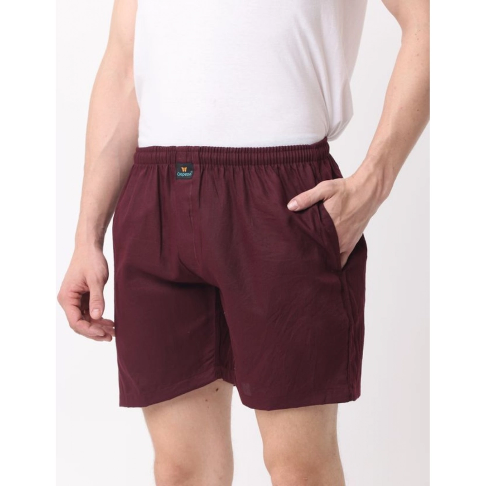 Generic Pack_of_2 Men's Polycotton Solid Boxer Shorts (Multicolor) - Image 4