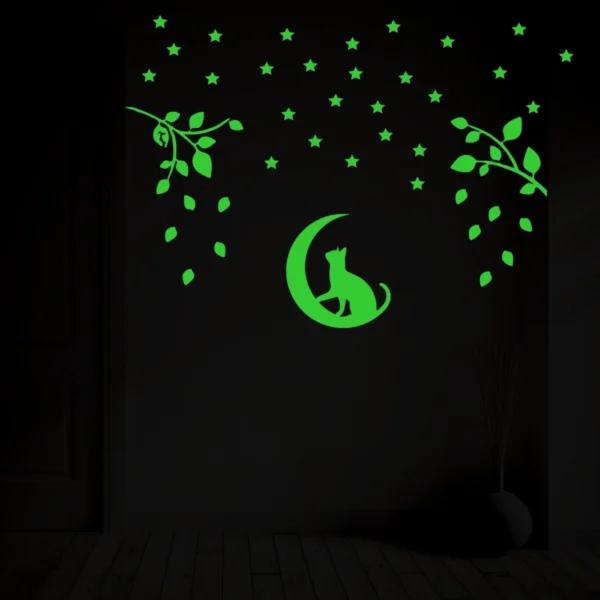 Generic Green Decorative Radium Wall Sticker - Image 4