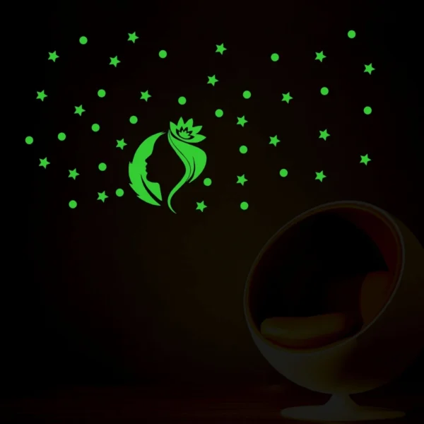 Generic Green Decorative Radium Wall Sticker - Image 4