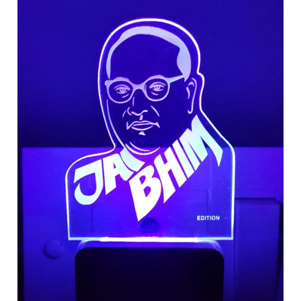 Generic Dr Ambedkar AC Adapter Night Lamp - Image 2