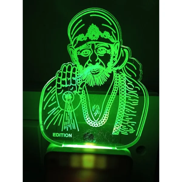 Generic Shridi Sai Baba AC Adapter Night Lamp - Image 2