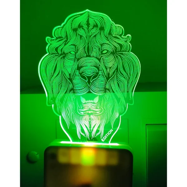 Generic Big Lion AC Adapter Night Lamp - Image 3