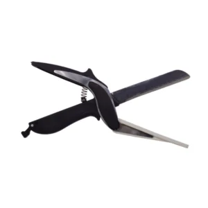 Generic Pack of 3_ 2-in-1 Clever Cutter – Food Chopper Slicer Dicer Vegetable Fruit Cutter (Color: Assorted )