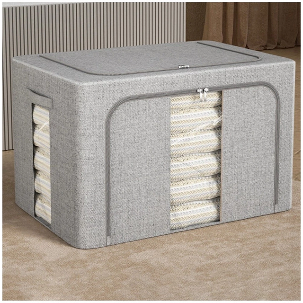 Generic Polypropylene Clothes & Bedding Storage Box (Multicolor) - Image 3